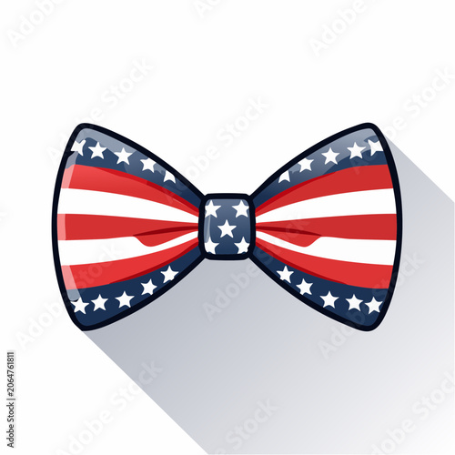 American Flag Bow Tie