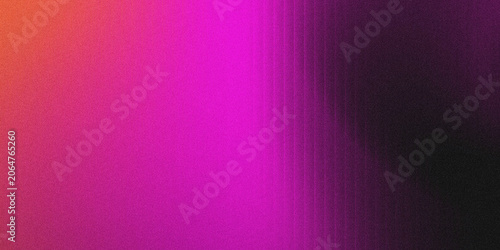 Tableau sur toile Smooth vertical color gradient abstract backdrop shifting warm orange to vivid magenta, deep purple, then dark black