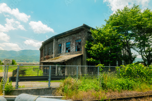 Bild auf Leinwand 【宮崎】旧豊後森機関庫　映画聖地