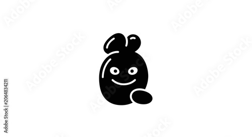 Smiling Money Bag with Eyes and Ears.