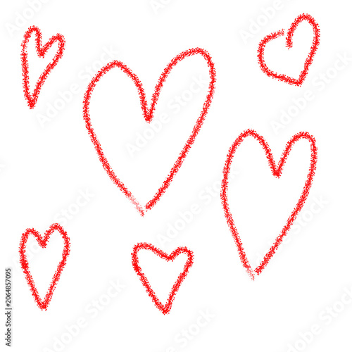 Red Heart Shape Symbol of Love and Romance