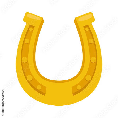 Golden Horseshoe Symbol of Luck