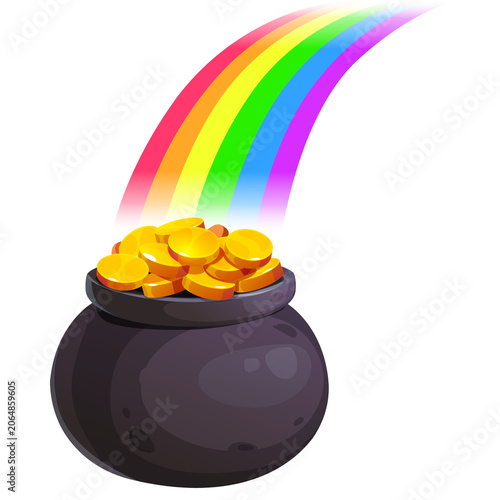 Pot of Gold with Rainbow
