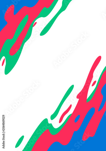 Abstract background,red,green,blue on white, vector background, world cup color