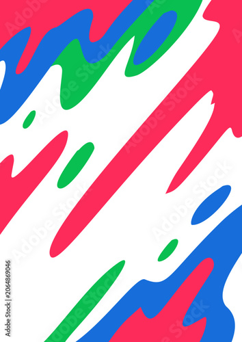 Abstract background,red,green,blue on white, vector background, world cup color
