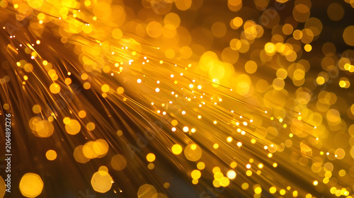 Fiber Optic Cable Macro Image