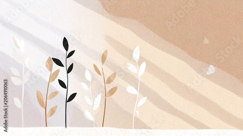 Sand Texture Nordic Scandinavian Folk Art Abstract Motion Background