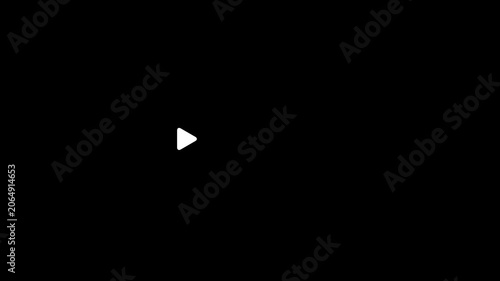 Four White Forward Arrow Icons Arranged Horizontally on a Black Background next play