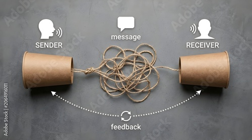 A tangled labyrinth of connection representing the complex and often messy journey of human dialogue