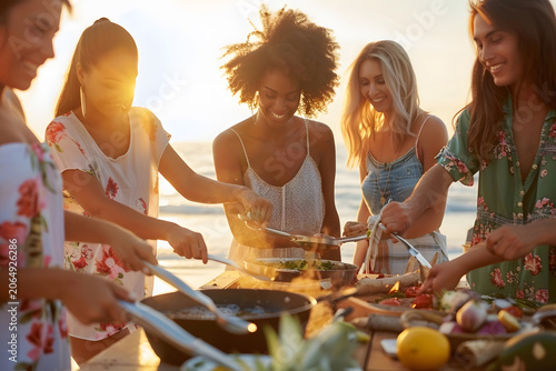 Sunset Cookout Fun