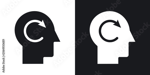 Quadro su tela Memory recall icon