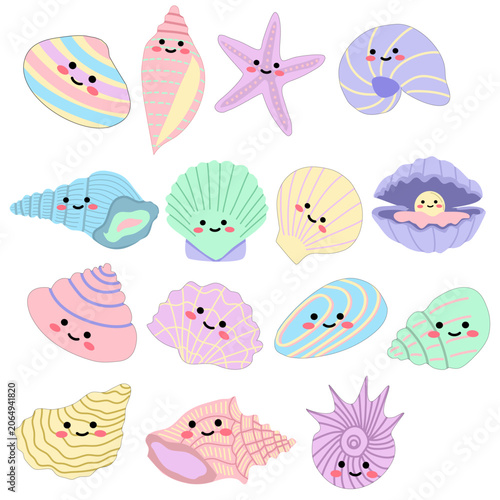 Kawaii shell collection 