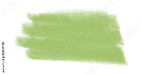 фотографія Green paint brush stroke