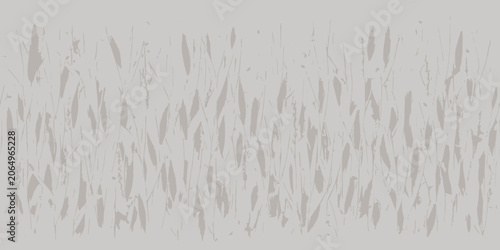 Gray Abstract Background with Beige Brush Strokes