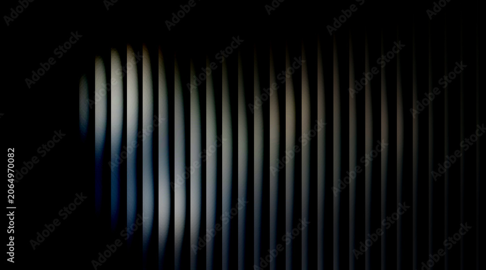 Obraz premium Glowing vertical light strip with gradient shadow effect stripes