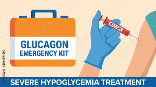 Glucagon Emergency Kit Injection Severe Hypoglycemia Treatment
