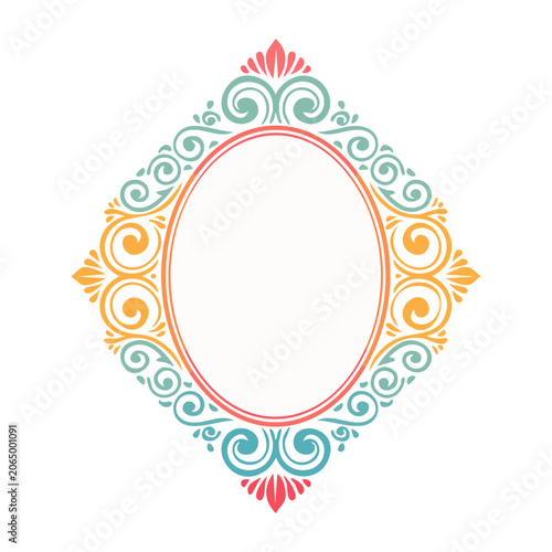 Elegant ornate frame with scrollwork and floral accents