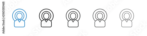 Photos Brand awareness icon bundle vectors illustrations