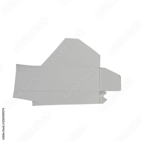 Grey polygonal abstract geometric shape on clean background