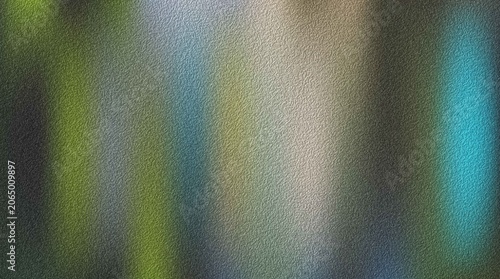 Abstract pixel art composition with soft colorful vertical shapes on a dark grey background