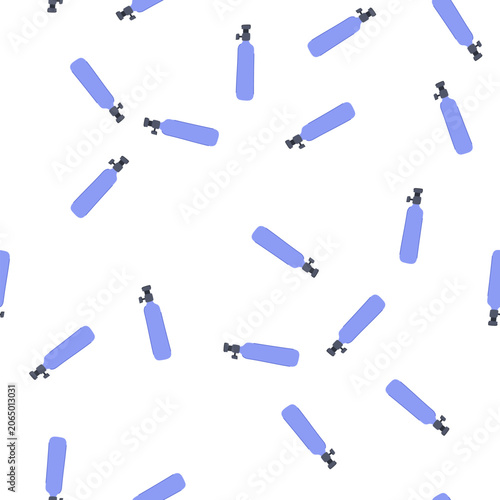 Cuadro en lienzo pattern buoyancy diving cylinder cartoon