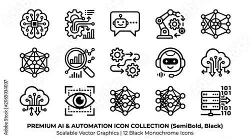 The AiZaSyDtFAsorsOCAxTnT_BTX61--pjKsSzhqVc premium collection features twenty icons on robotics, science and technology.
