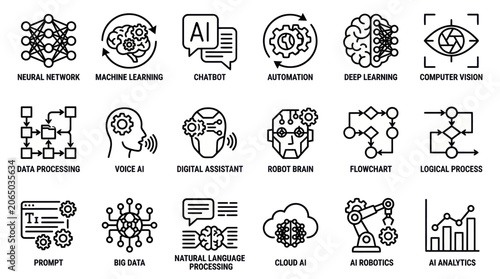 A futuristic neural network AI illustration showcases various machine learning concepts like robotics and computer vision AiSaSyDtFAsorsOCAxTnT_BTX61--pjKsSzhqVc