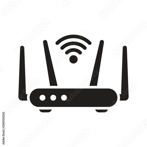Wireless router icon
