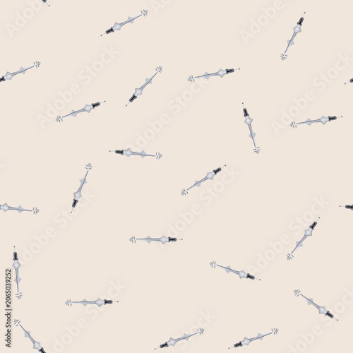 Schilderij op canvas pattern bow cello cartoon