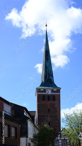Historical Marien Church in the Old Town of Uelzen, Lower Saxony