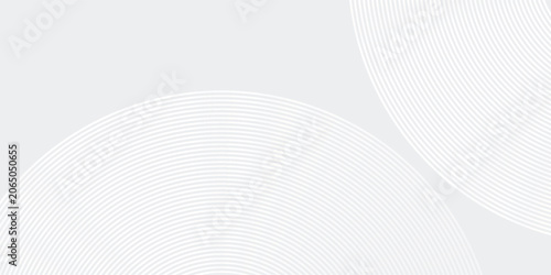 Fotografie White glowing geometric lines on gray background