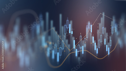 Traders analyze charts to track market trends and make decisions during trading sessions