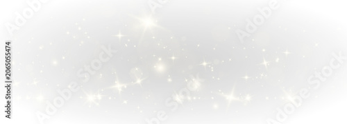 Картината върху платно Bright yellow dust sparkles gracefully across a glowing abstract backdrop