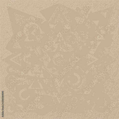 Geometric Abstract Pattern with Textured Background