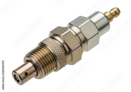 Car spark plug close-up image