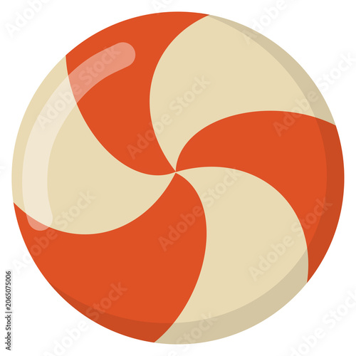 cartoon illustration of a candy 