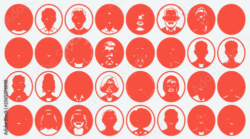 Diverse Profile Icons - People Avatars Collection