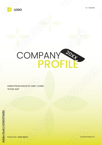 Minimalist Corporate Company Profile Template Layout