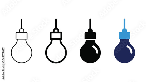 Photos Hanging bulb icon