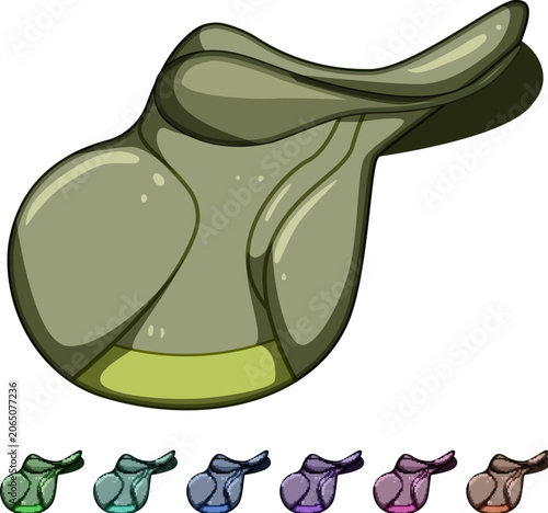 Photos stirrups saddle cartoon
