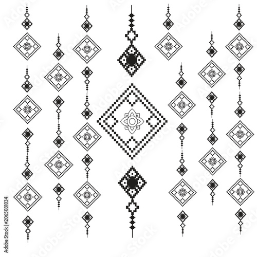 Fabric pattern, Patterns are a repeating of an element or motif used to create a unique decoration on fabrics