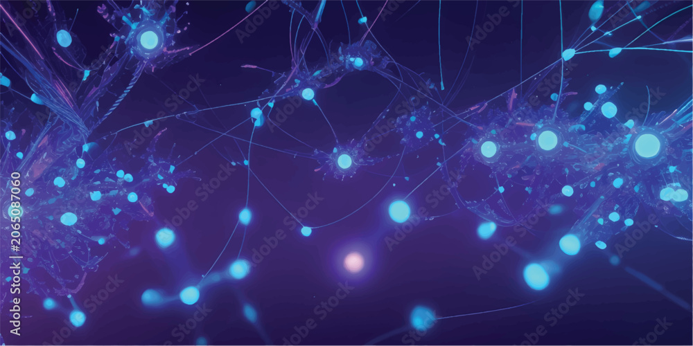 Obraz premium Abstract digital illustration of global network connection, glowing earth sphere with data streams and circuit lines, futuristic technology background representing internet