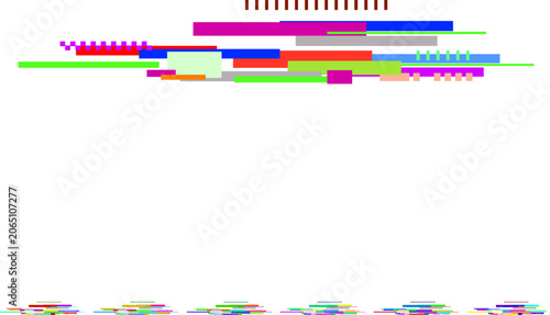 Photography crash glitch error cartoon