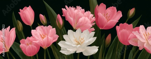 Dark Spring Bloom Moody Floral Elegance, Dark Spring Bloom Luxury Botanical Mood, Dark Spring Bloom Atmospheric Garden