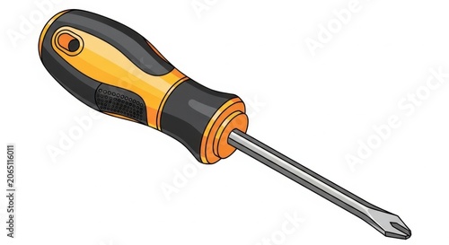 Professional orange phillips screwdriver.