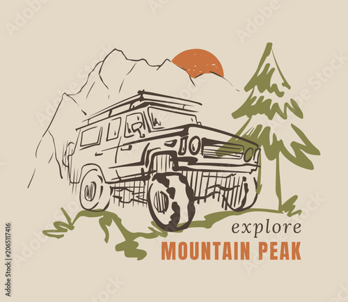 4x4 car offrod adventure