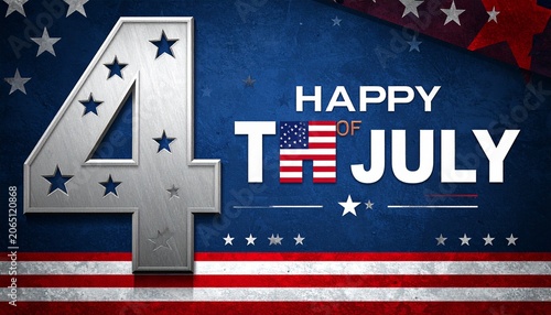 Metallic Fourth of July