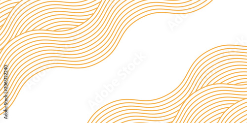 Photos Yellow instant noodles, pasta and spaghetti texture with geometric wavy lines