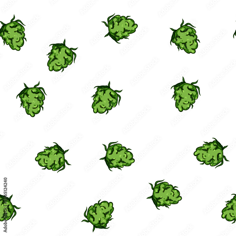 Fototapeta premium pattern edibles weed bud cartoon. concentrates hash, shatter wax, oil vape edibles weed bud sign vector