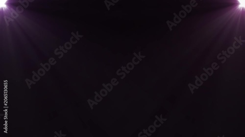 Twin Purple Spotlights Beam Background for Stage and Award Show